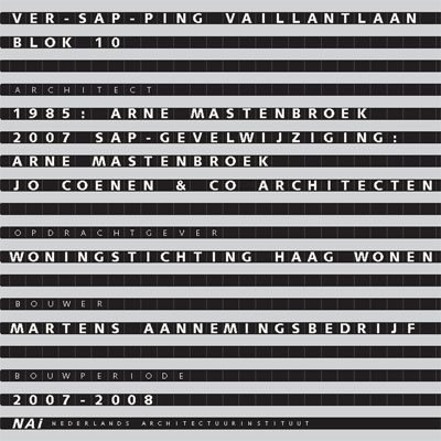 Ver-SAP-ping Vaillantlaan Blok 10